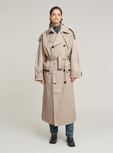 Macro Balloon Trench Coat